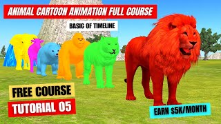 iClone Tutorial For Beginners - Basics of Iclone Timeline  - 3d Animation Course Tutorial 05