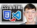 How To Link CSS To HTML In VS Code - Step By Step