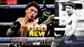 Suddenly having to change opponents, the knockout monster NAOYA INOUE was shocked.