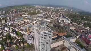 Sulzer-Hochhaus  Winterthur (99 Meter) aus der Luft