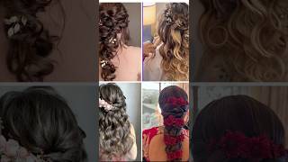 Hairstyles ideas #womanfashions #hairstyleideas #hairstyle #grwm #partywear #shorts #lehenga #haul