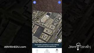 3D AR Maps by Mapbox #ARVRinEDU