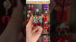 earrings collection 🏅❤️ ||beautiful jhumka earrings fashion #jewellery #goldjhumkadesign #fashion