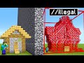 I Cheated with ILLEGAL BLOCKS in Minecraft Build Battle