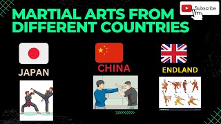 Martial Arts From Different Countries#comparison #history