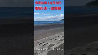 10-09　煙樹ヶ浜・波情報 #shorts ＃遠投カゴ釣り #和歌山釣り #煙樹ヶ浜