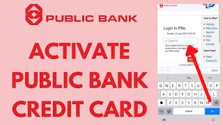 How to Activate Your Public Bank Credit Card (2023)