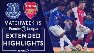 Everton v. Arsenal | PREMIER LEAGUE HIGHLIGHTS | 12/6/2021 | NBC Sports