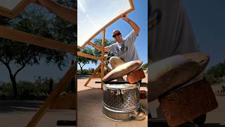 Carving a sculpture with the the sun #rock #sculpture #art