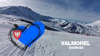 Valmorel, piste Sources