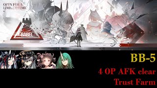 BB-5 | 4 OP AFK clear | BABEL [Arknights]