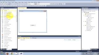 Visual C++ Tutorial 1 -Windows Forms Application: Getting Started Hello World Free Install