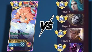 FANNY VS FULL COUNTER HERO’S? | WHO WILL WIN?!! SOLO CARRY TEAM | RANK GAMEPLAY - MLBB