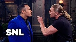 The Rock Monologue: WWF Stars Stop By - SNL