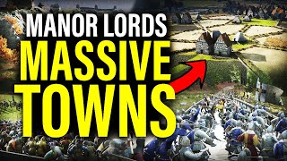 MANOR LORDS Players Are Building HUGE Towns On The New Maps!