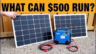 Unboxing \u0026 Testing $500 Solar Generator vs  $250 Setup!