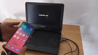 HDMI connection between android phone and portable dvd player