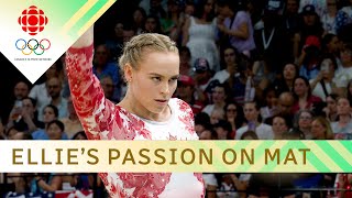 Ellie Black's Passionate Mat Performance for the Team Gymnastic Final | #paris2024