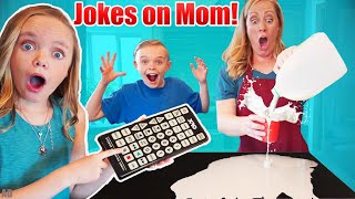 Sneaky Jokes on Mom! Funny Pause Challenge on Mother's Day!
