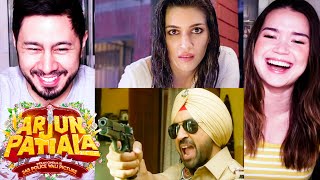 ARJUN PATIALA | Diljit Dosanjh | Kriti Sanon | Varun Sharma | Trailer Reaction by Jaby & Achara!