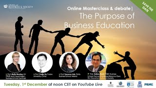 The Purpose of Business Education | CoBS Masterclass