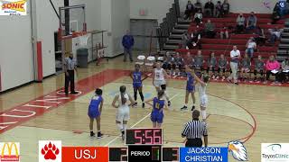 Jackson Christian at USJ Girls and Boys Basketball Games 26JAN2021
