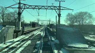 Metra Train Cab Car Ride On The MED On The South Chicago Branch On February 16, 2020