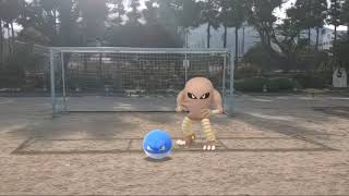 찌리리공+시라소몬 ( Voltorb+Hitmonlee ) ビリリダマ+サワムラー  (16:9)