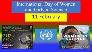 INTERNATIONAL DAY OF WOMEN AND GIRLS IN SCIENCE  - 11 February 2024