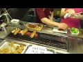 爆漿燒烤杏鮑菇 ー 饒河街夜市 可愛的店員（taipei raohe street night market）