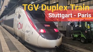 TGV inOui Stuttgart - Paris | SNCF High Speed Duplex Train Report