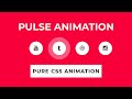 CSS Pulse Animation On Hover | CSS Animation Examples