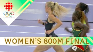 Inspired performance in the women's 800m final at the Stade de France | #paris2024