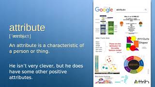 Attribute : C2 level english vocabulary lesson, www.LipLix.com