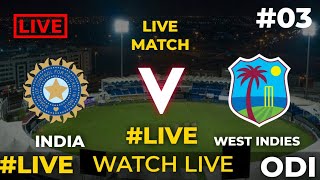 🔴Star Sports Live Match| india Vs West Indies Live Match,ind Vs Wi 3rd Odi Live Match,DD Sports Live
