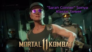 "Sarah Connor" Sonya Blade - MK11 Klassic Tower Playthrough