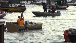 Bristol Harbour Festival 2014 Cardboard Boat Race