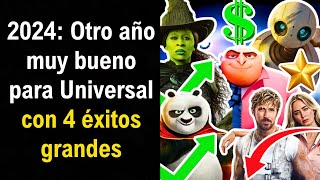 El buen 2024 de Universal (aunque a la baja): ÉXITOS de Gru, Wicked, Robot Salvaje y Kung Fu Panda 4