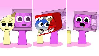 Sprunki OC Lily meets Creamy - Sprunki OC incredibox Phase 2 VS Phase 3 VS Phase 4