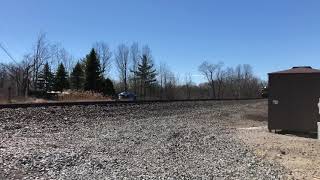 NS 7660 \u0026 7598 Lead Eastbound Container \u0026 Trailer Train at Lake Street