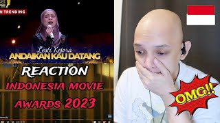 LESTI KEJORA - ANDAIKAN KAU DATANG KEMBALI | INDONESIAN MOVIE AWARDS 2023 | REAKSI