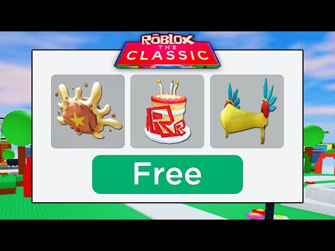 EASY to get free items from the Classic Roblox event