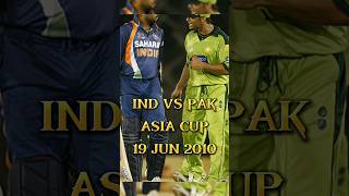 India vs Pakistan Asia Cup 2010💥 || Harbhajan Singh Hit Six || #trending #viral #cricket #shorts
