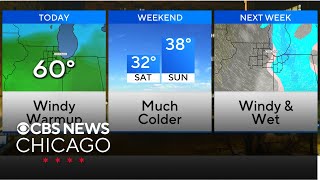 Windy and warmer day Friday before weekend cooldown in Chicago