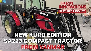 New Kuro Edition SA223 Compact Tractor from Yanmar