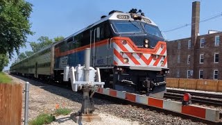 Railfanning The Racetrack Cowley Road Grade Crossing Riverside Illinois 07/15/2024