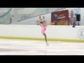 2015 ISU Junior Grand Prix  - Logroño Ladies Free Skate Alexandra DE HANOVRE MON