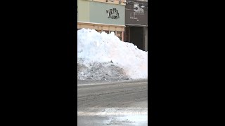 Six inches of snowfall in Chicago