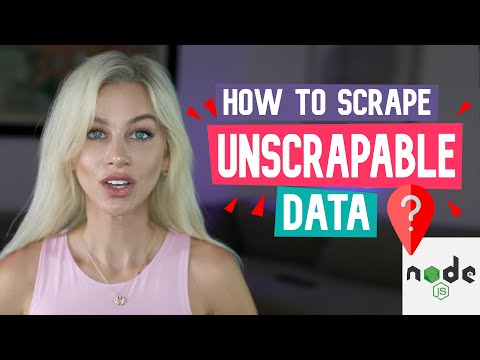How to Scrape UNSCRAPABLE data! (super simple!) Node.js API
