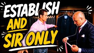 "Establish" and "Sir" only | Navy suit for War | T.M.Lewin | Know Your Size - Suits